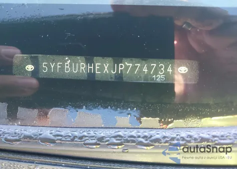 2018 Toyota Corolla Le from USA, damaged, VIN 5YFBURHEXJP774734